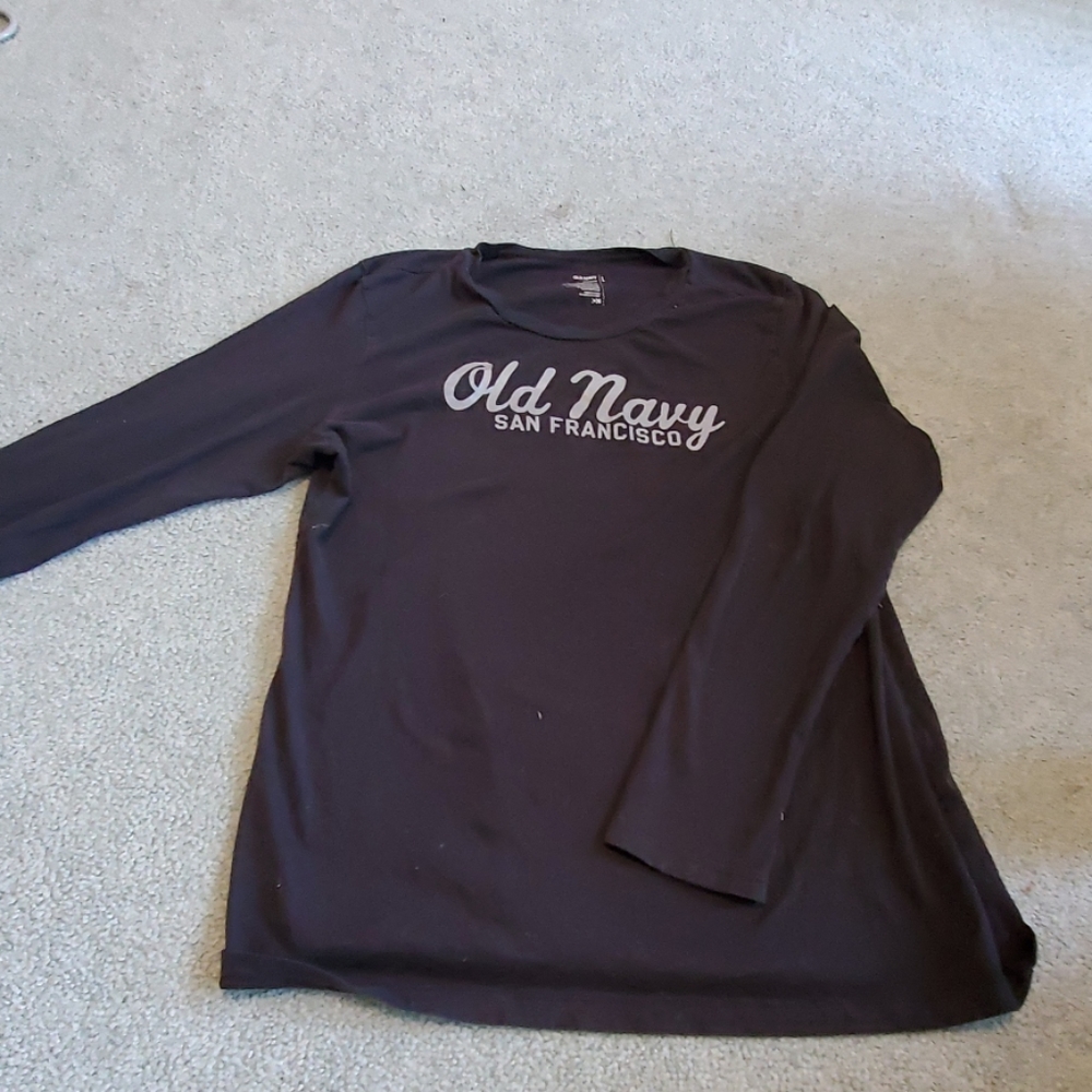 Black long sleeved Old Navy shirt